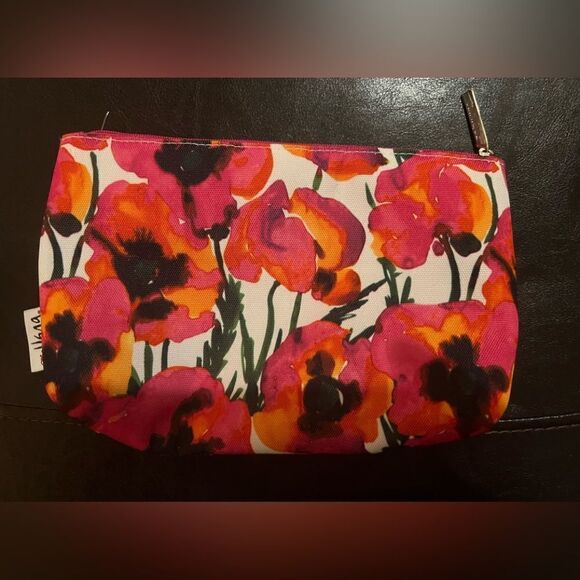 Clinque by Vera Bradley Floral Cosmetic Bag - Picture 1 of 9